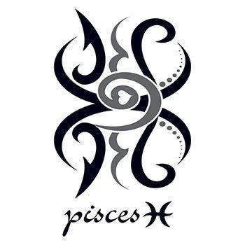 Pisces Horoscope Tattoo Zodiac Sign Fish (97)