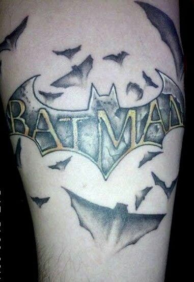 Simple Small Batman Tattoo Designs Ideas (114)