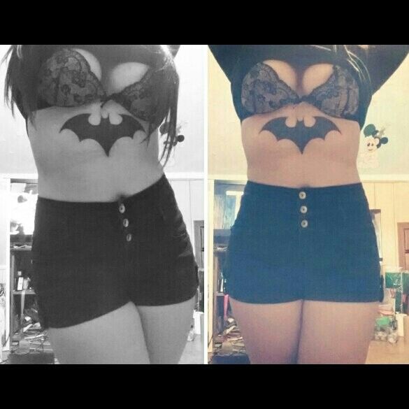 Simple Small Batman Tattoo Designs Ideas (154)