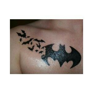 Simple Small Batman Tattoo Designs Ideas (164)