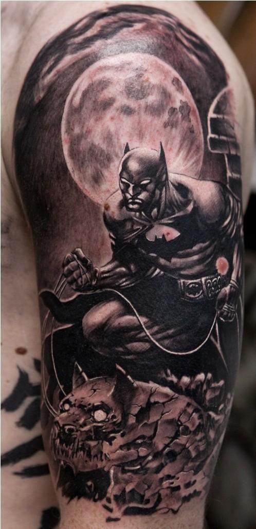 Simple Small Batman Tattoo Designs Ideas (168)