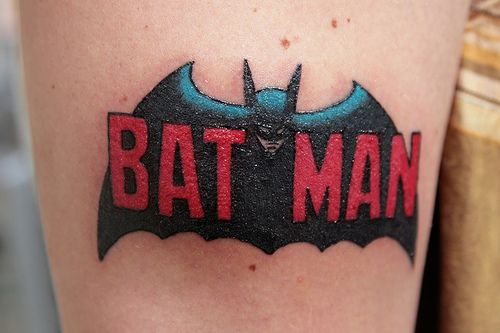 Simple Small Batman Tattoo Designs Ideas (174)