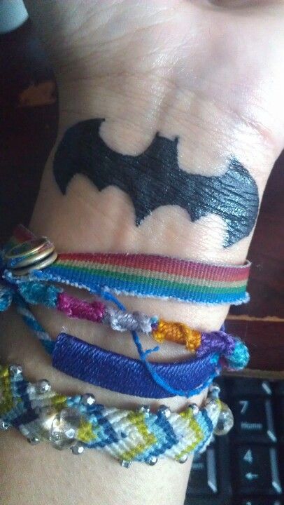 Simple Small Batman Tattoo Designs Ideas (25)