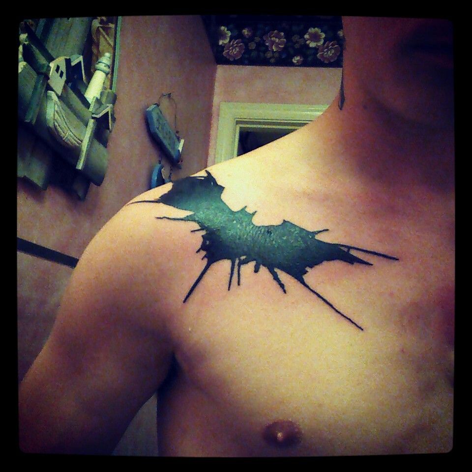 Simple Small Batman Tattoo Designs Ideas (26)
