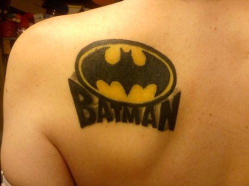 Simple Small Batman Tattoo Designs Ideas (47)