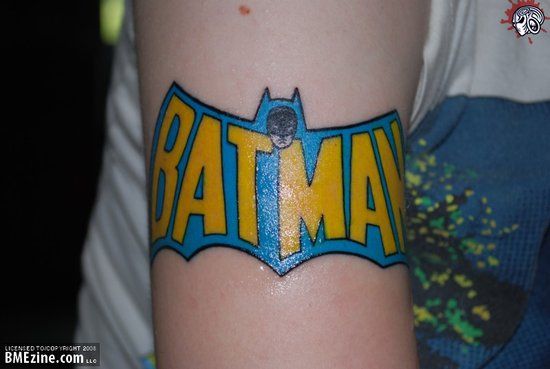 Simple Small Batman Tattoo Designs Ideas (58)