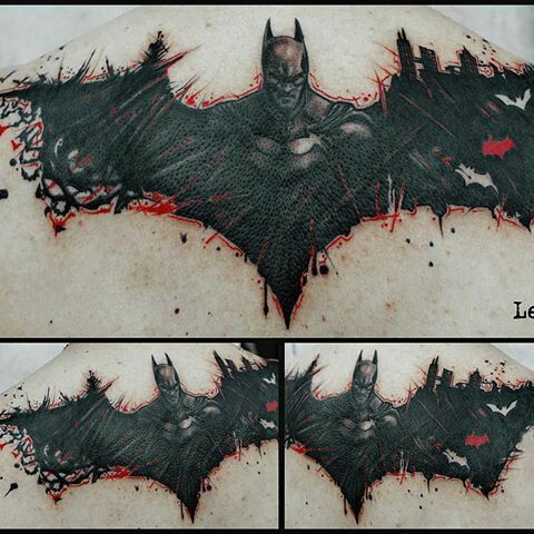 Simple Small Batman Tattoo Designs Ideas (73)
