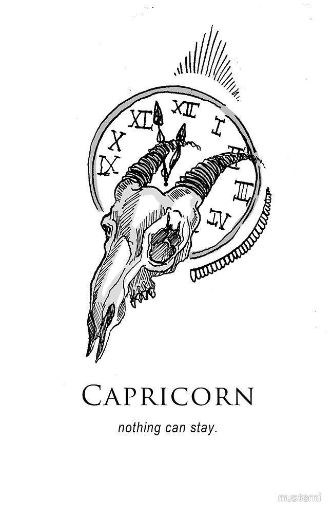 Capricorn Zodiac Horoscope Tattoos (69)