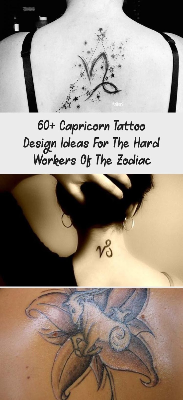 Capricorn Zodiac Horoscope Tattoos (75)
