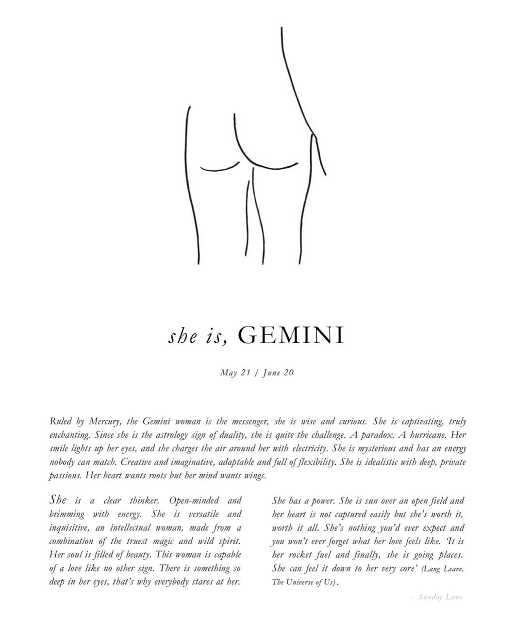 Gemini Zodian Horoscope Sign Symbol Tattoos (114)