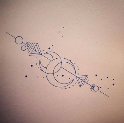 Gemini Zodian Horoscope Sign Symbol Tattoos (137)