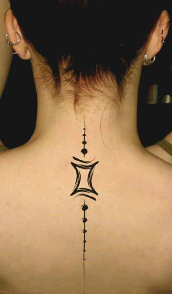 Gemini Zodian Horoscope Sign Symbol Tattoos (146)