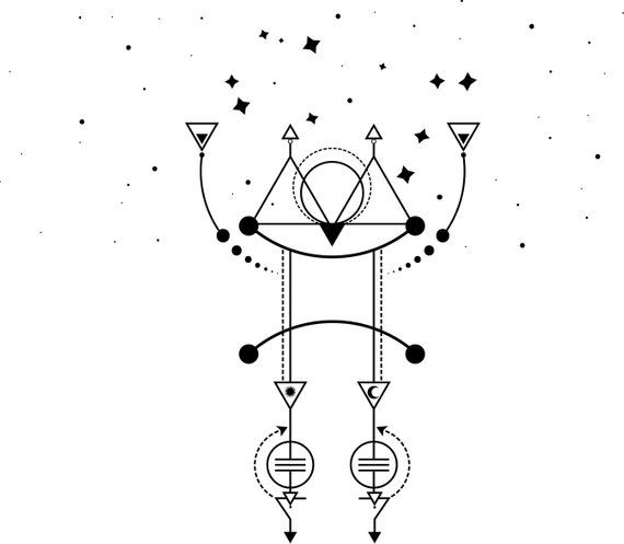 Gemini Zodian Horoscope Sign Symbol Tattoos (177)
