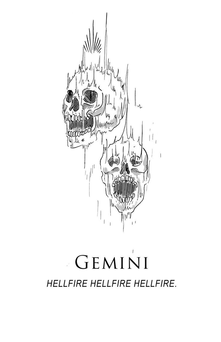 Gemini Zodian Horoscope Sign Symbol Tattoos (179)