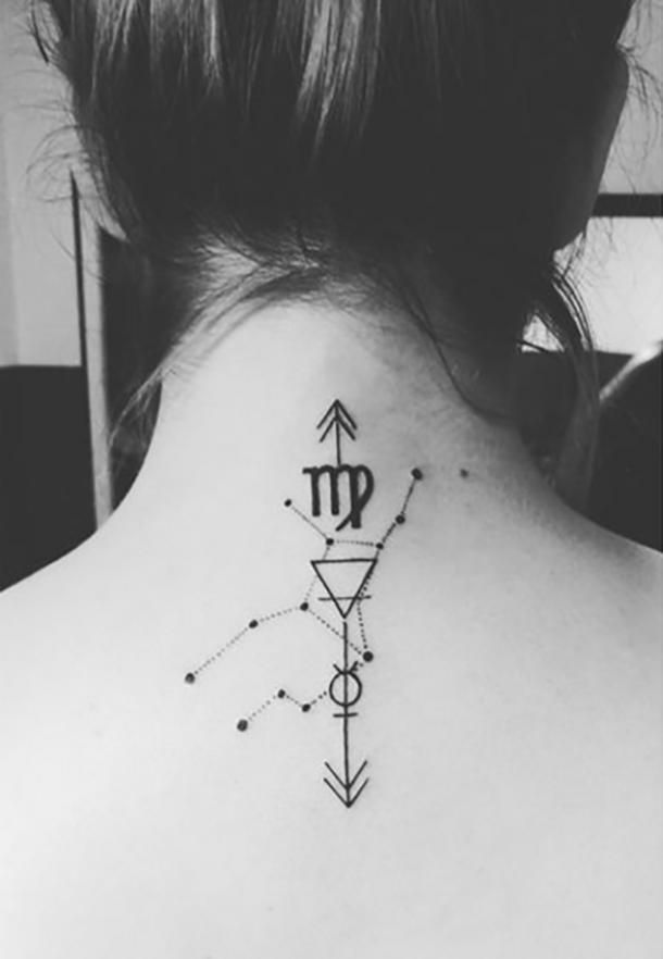 Gemini Zodian Horoscope Sign Symbol Tattoos (183)