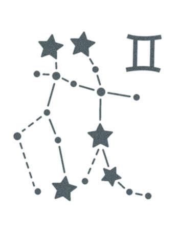 Gemini Zodian Horoscope Sign Symbol Tattoos (24)