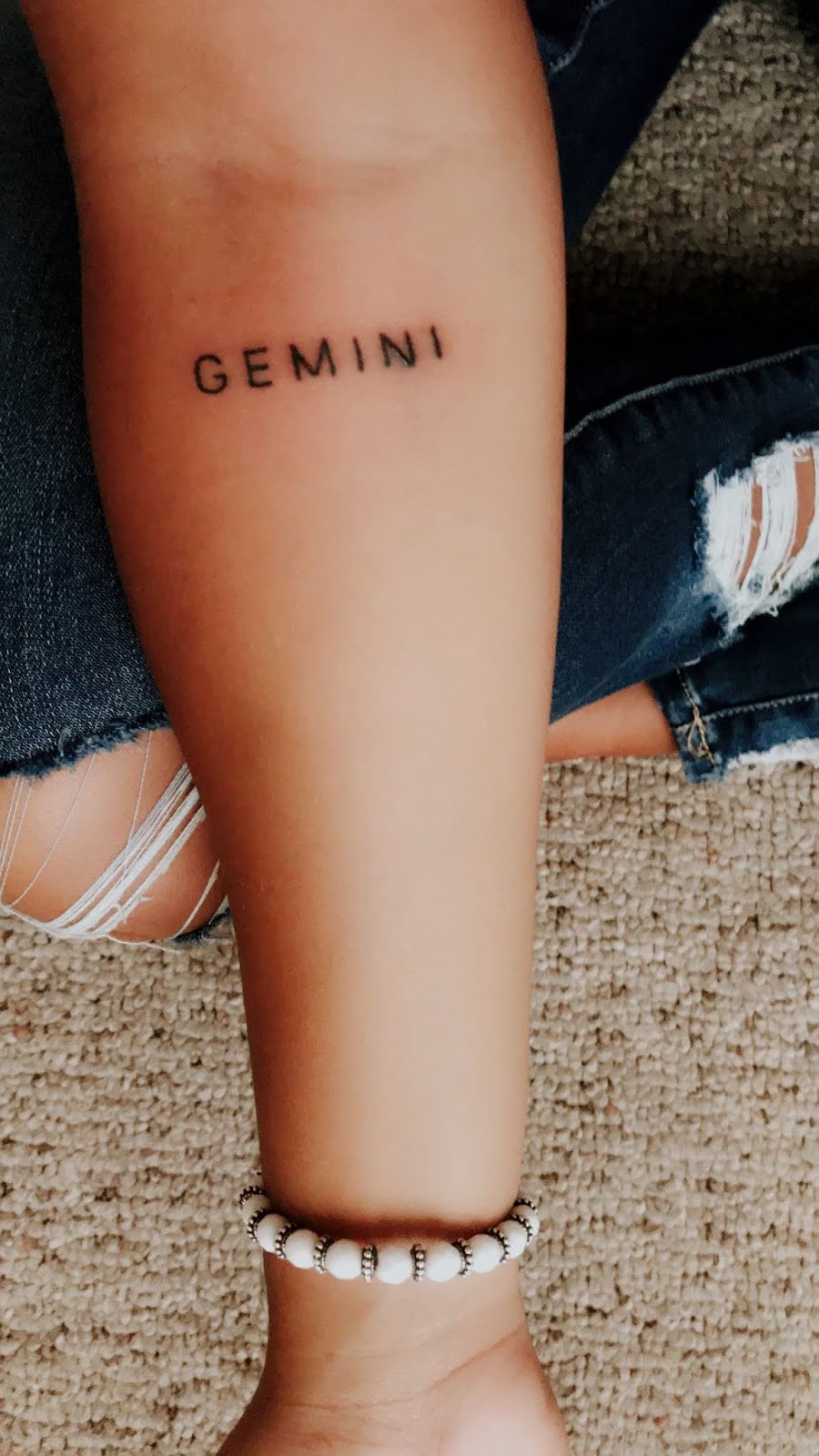 Gemini Zodian Horoscope Sign Symbol Tattoos (84)