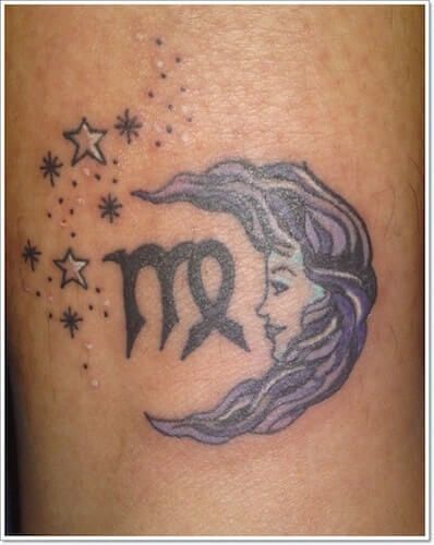 Virgo Zodiac Horoscope Tattoo Designs (16)