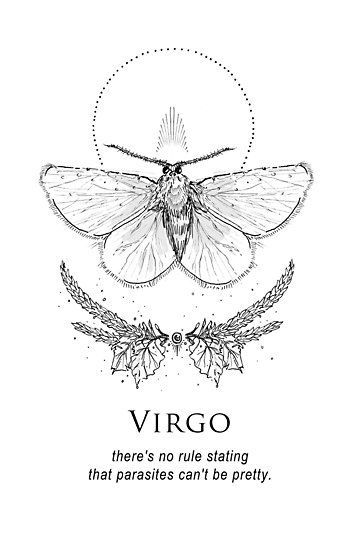 Virgo Zodiac Horoscope Tattoo Designs (183)