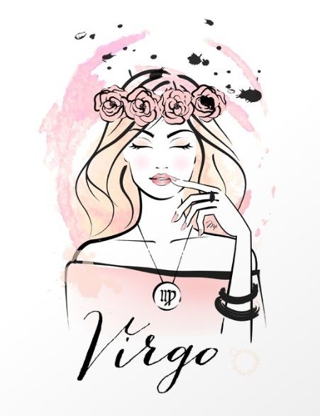 Virgo Zodiac Horoscope Tattoo Designs (197)
