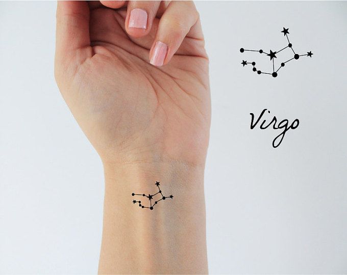 Virgo Zodiac Horoscope Tattoo Designs (39)