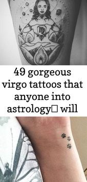 Virgo Zodiac Horoscope Tattoo Designs (80)