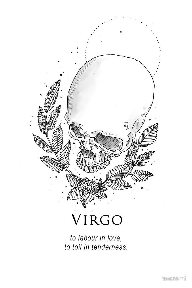 Virgo Zodiac Horoscope Tattoo Designs (82)
