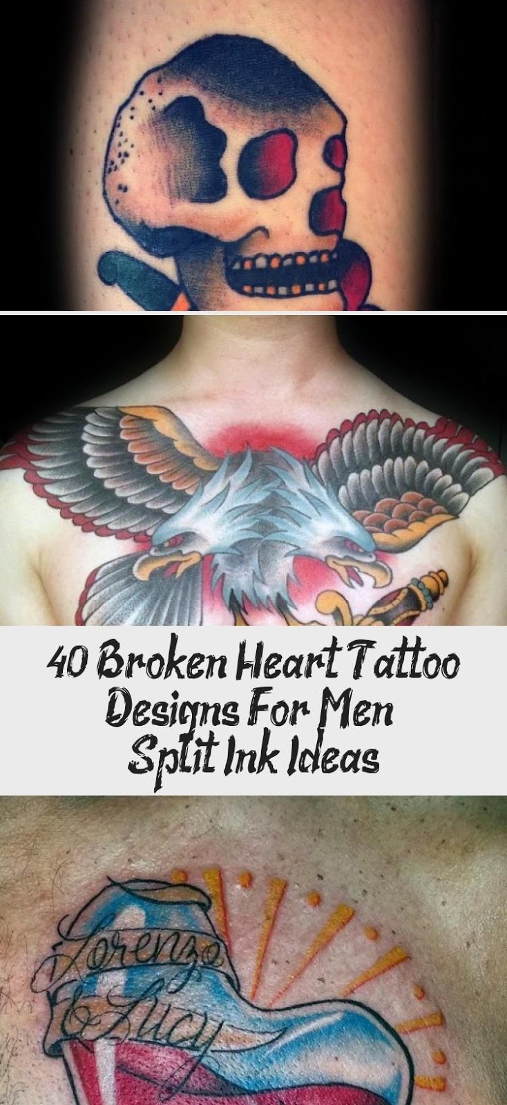 Broken Heart Tattoo Design Meaning (106)
