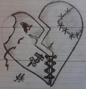 Broken Heart Tattoo Design Meaning (127)