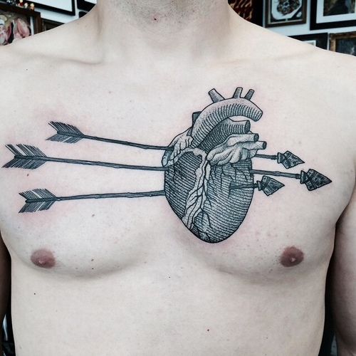 Broken Heart Tattoo Design Meaning (193)