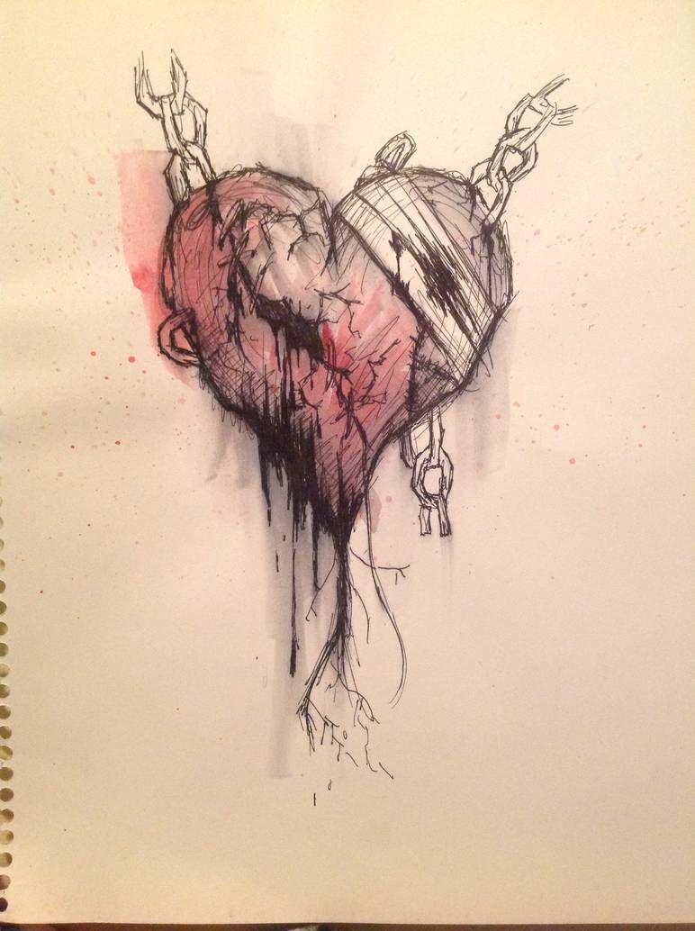 Broken Heart Tattoo Design Meaning (209)