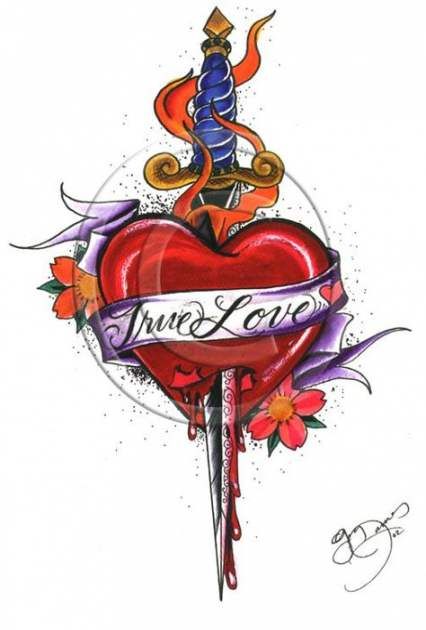 Broken Heart Tattoo Design Meaning (28)