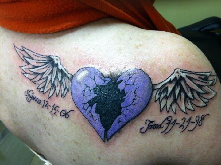 Broken Heart Tattoo Design Meaning (3)