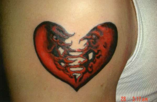 Broken Heart Tattoo Design Meaning (43)
