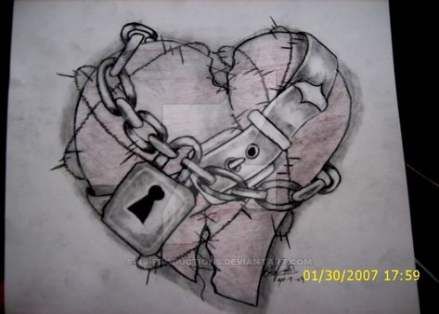 Broken Heart Tattoo Design Meaning (8)