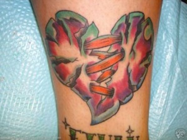 Broken Heart Tattoo Design Meaning (88)