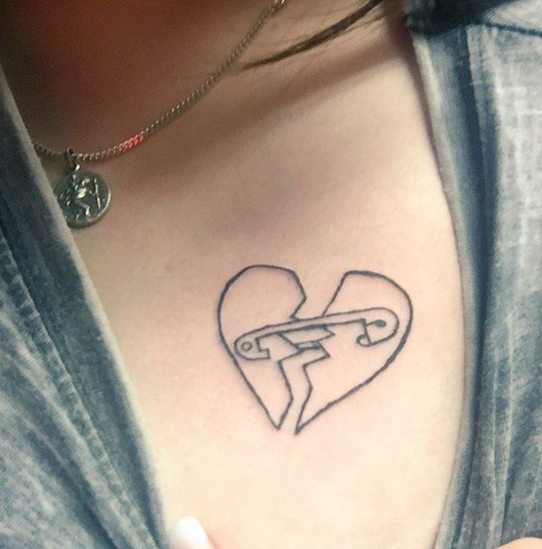 Broken Heart Tattoo Design Meaning (89)