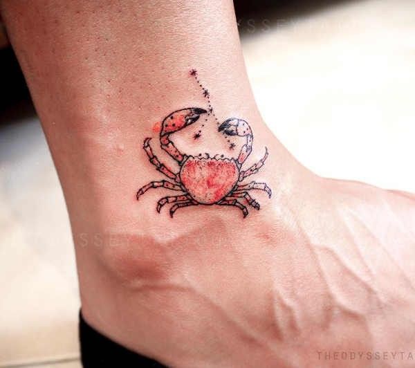 Cancer Zodiac Horoscope Tattoos (112)