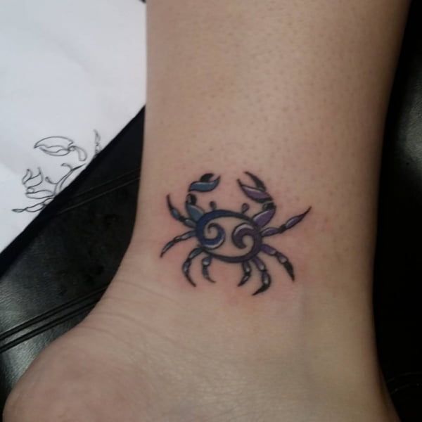 Cancer Zodiac Horoscope Tattoos (114)