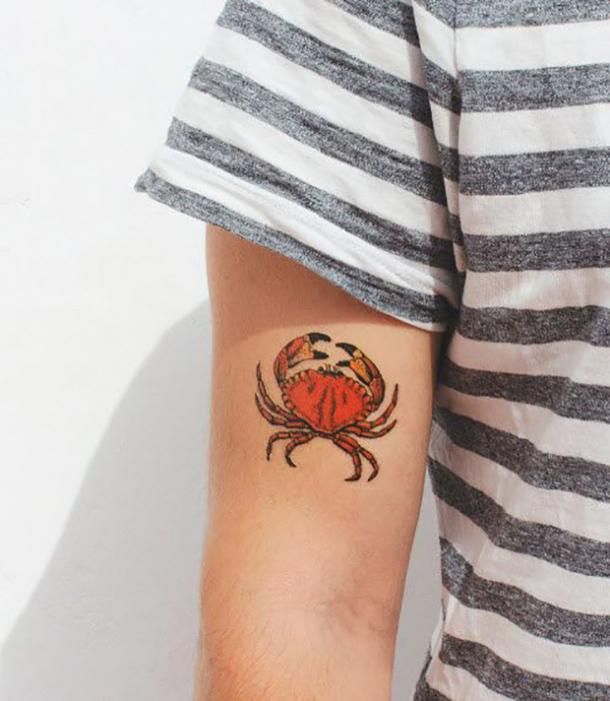 Cancer Zodiac Horoscope Tattoos (192)
