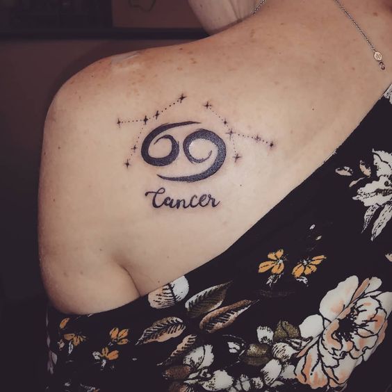 Cancer Zodiac Horoscope Tattoos (223)