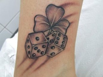 Dice Tattoo Designs Ideas Meaning (147)