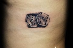 Dice Tattoo Designs Ideas Meaning (17)