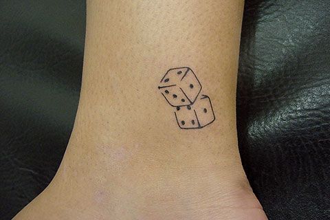 Dice Tattoo Designs Ideas Meaning (23)