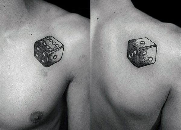 Dice Tattoo Designs Ideas Meaning (33)