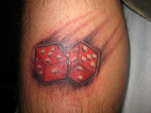 Dice Tattoo Designs Ideas Meaning (41)