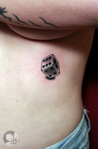 Dice Tattoo Designs Ideas Meaning (45)