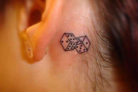 Dice Tattoo Designs Ideas Meaning (53)