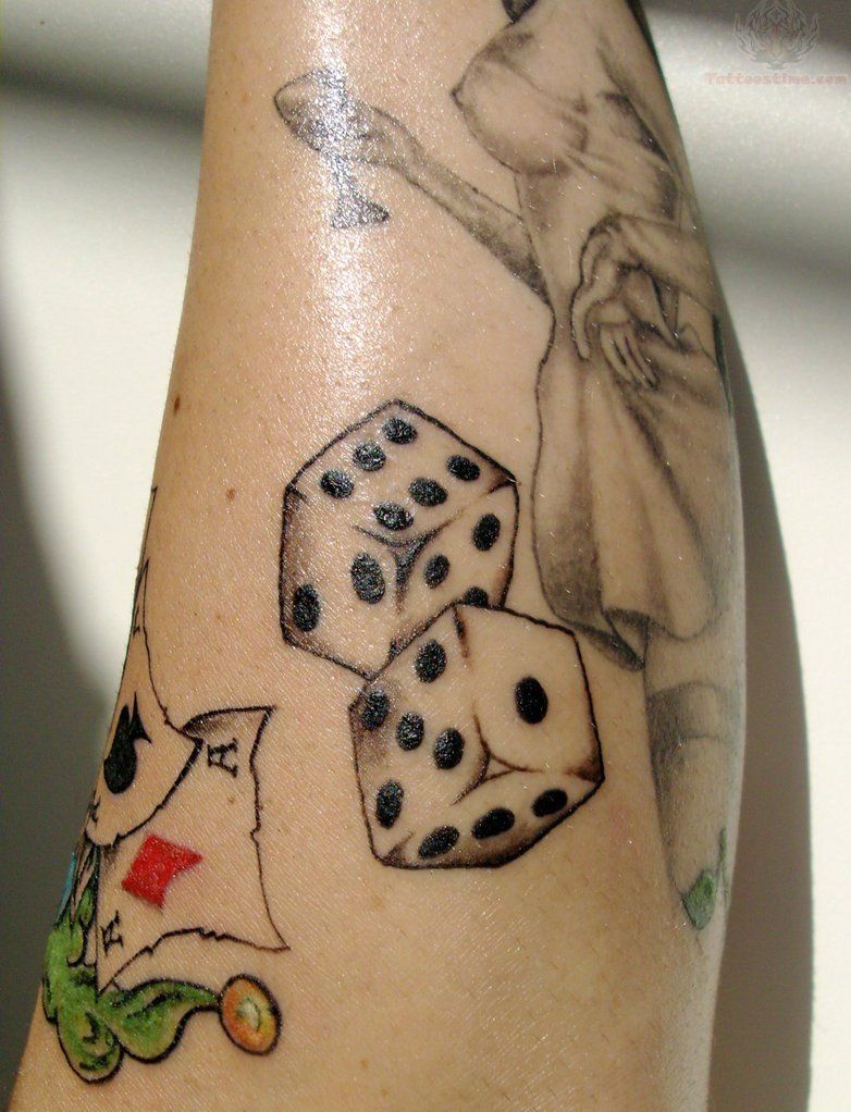 220 Dice Tattoo Designs With Meanings 2022 Traditional DnD Ideas