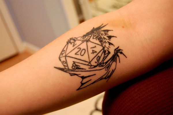 Dice Tattoo Designs Ideas Meaning (90)